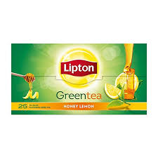 LIPTON GREEN TEA HONEY LEMON 25 TEA BAGS